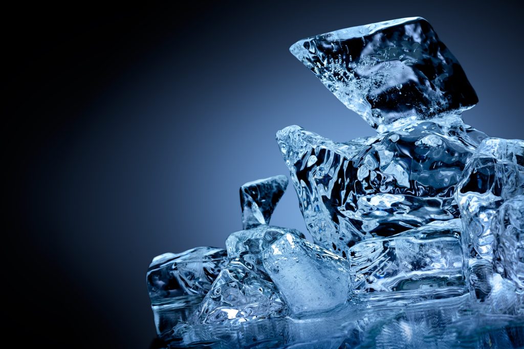 Block of ice.